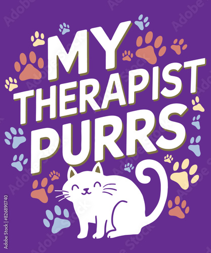 My therapist purrs