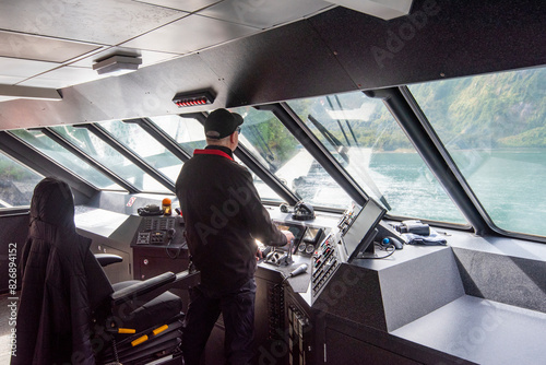 Quarterdeck of a Touristic Ship photo