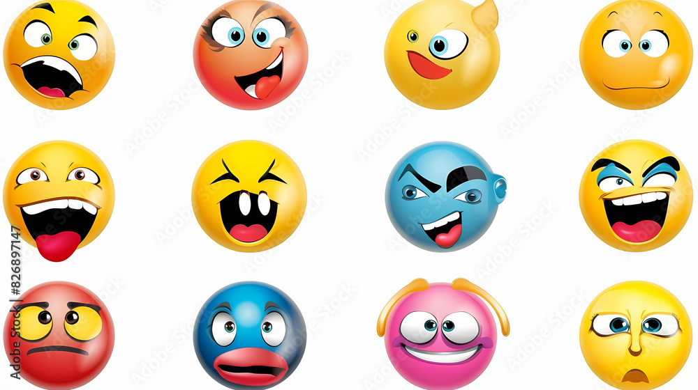 Emoticons conceptual art vector image,Sketch emoticons seamless pattern vector image.