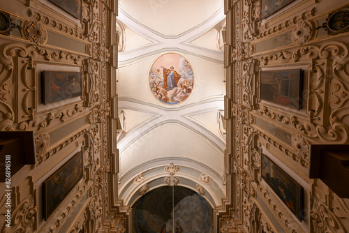 Cuadro en lienzo Chiesa di San Giuseppe - Taormina, Italy