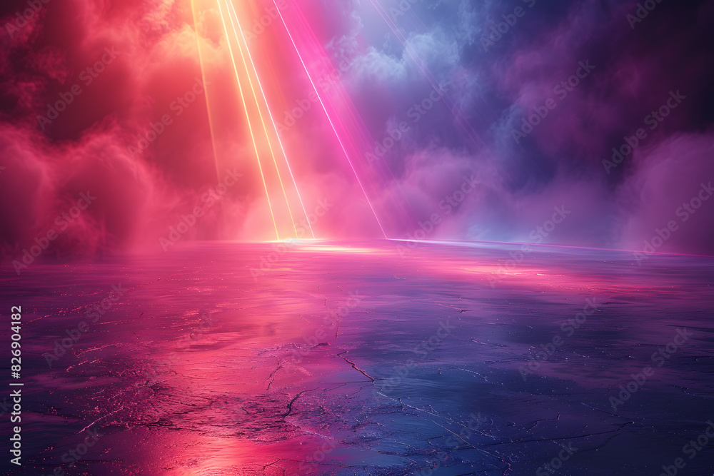 Colorful Background with abstract neon lights in vibrant colors like pink, blue, and purple, creating a futuristic and energetic vibe with glowing. Colorful Background with abstract neon lights in vibrant colors like pink, blue, and purple, creating a futuristic and energetic vibe with glowing.