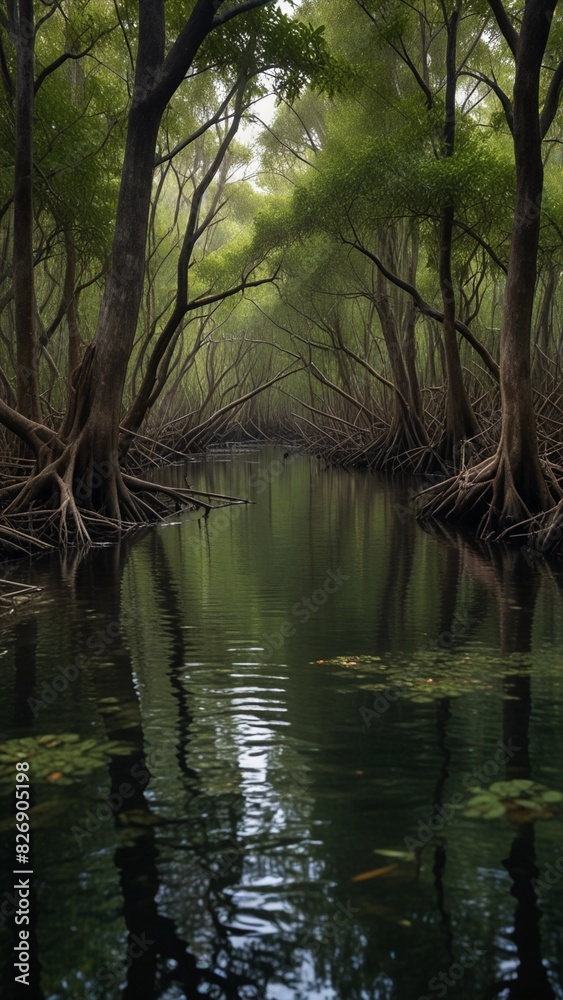 beautiful mangrove forest beautiful mangrove forest