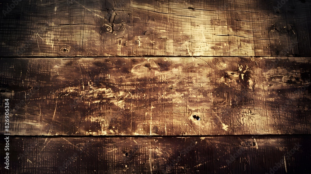 Obraz premium Brown wood texture