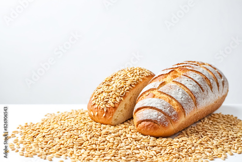 Bread and Wheat Grains photo