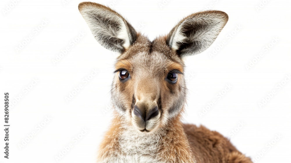 Majestic Kangaroo in Jungle Habitat - Wildlife Conservation Concept Majestic Kangaroo in Jungle Habitat - Wildlife Conservation Concept