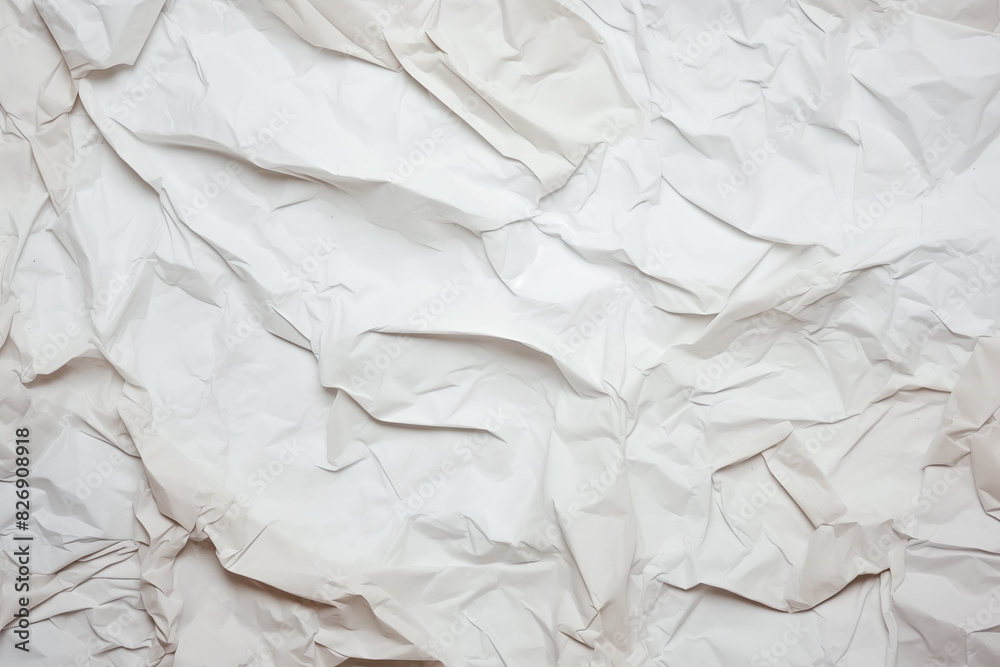 Obraz premium wrinkled white paper