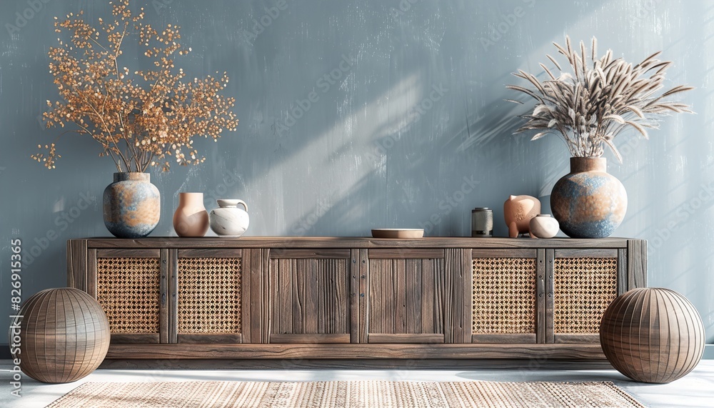 Obraz premium tv with cabinet UHD Wallpapar
