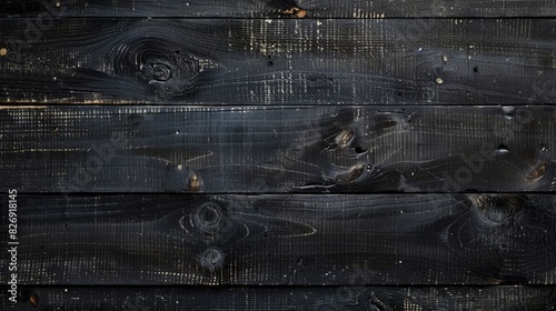 Old black wood texture for a dark wooden background