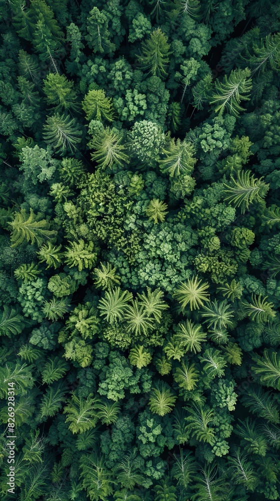 Realistic photography of coniferous forest. Abstract background of a northern forest Realistic photography of coniferous forest. Abstract background of a northern forest