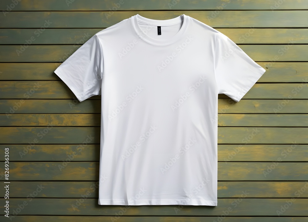 white t shirt on a hanger black 3d mockup 