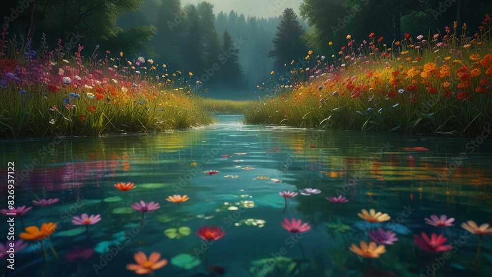 beautiful and peaceful flower garden background beautiful and peaceful flower garden background