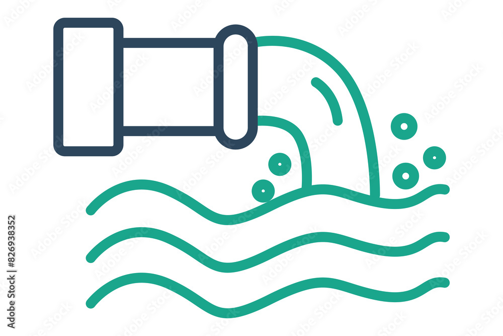 Sewer icon. icon related to utilities. line icon style. utilities elements vector illustration Sewer icon. icon related to utilities. line icon style. utilities elements vector illustration