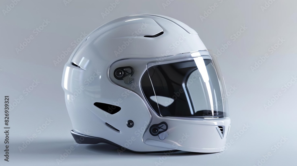 realistic 3d sports helmet clean lighting isolated digital illustration realistic 3d sports helmet clean lighting isolated digital illustration