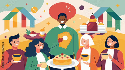 Rejoice in the good news while indulging in a delightful brunch at our Gospel Brunch Event featuring a live gospel choir and a variety of tasty. Vector illustration