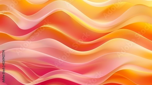 abstract background vector presentation design in the style of light yellow and orange gradient  soft waves  soft color transitions  light red background
