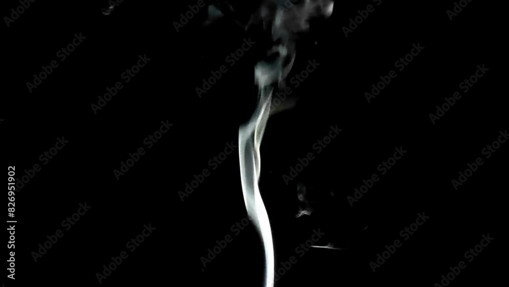 Smoke effect with black background Smoke effect with black background