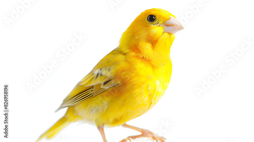 yellow crania canary  bird  serinus perch  photo