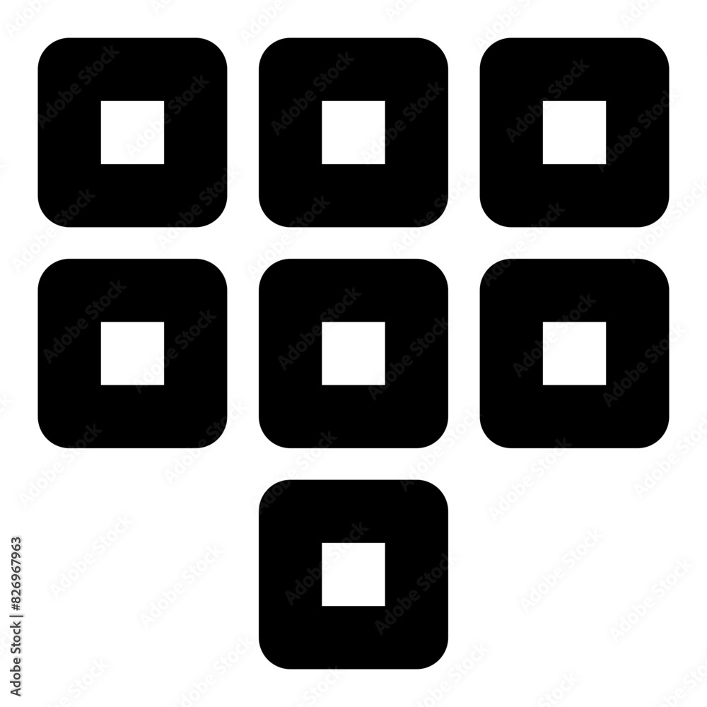dialpad line icon for editor user interface dialpad line icon for editor user interface