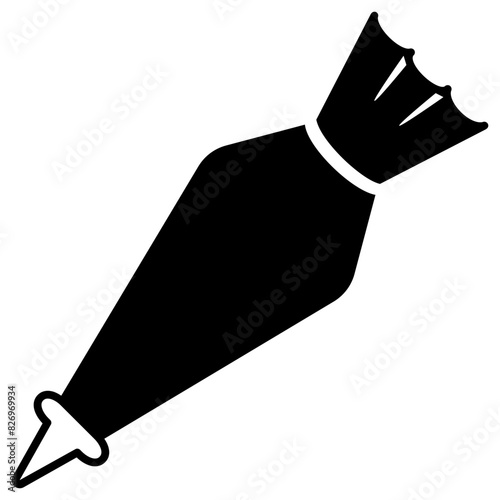 frosting bag icon vector