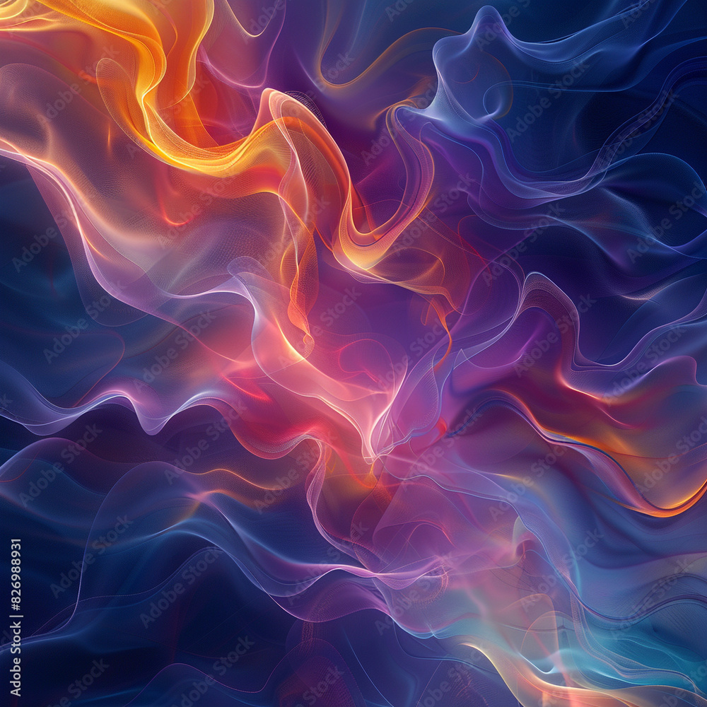 Fluid That Flowing Abstract Features Background Create Fluid That Flowing Abstract Features Background Create