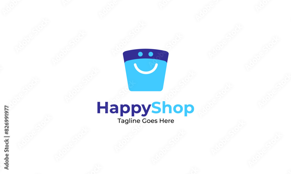 Happy Online Shop Logo Happy Online Shop Logo