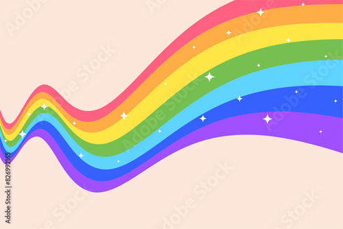 decorative colorful rainbow spectrum background design