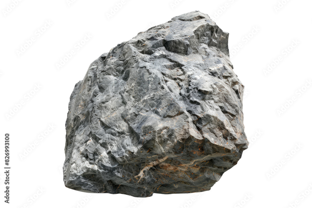 Igneous rock isolated on white background