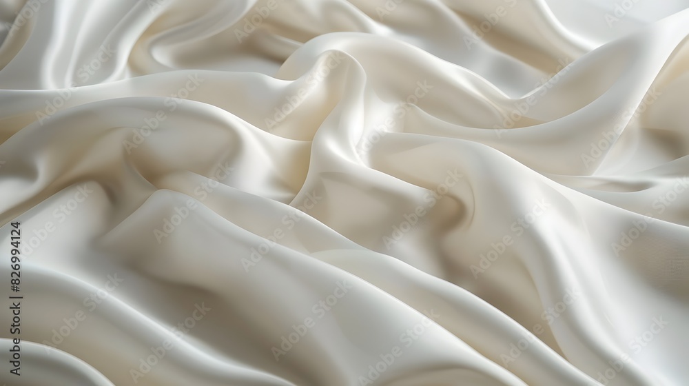 Elegant Waves of Pure Silk: A Testament to Luxurious and Translucent Beauty Elegant Waves of Pure Silk: A Testament to Luxurious and Translucent Beauty
