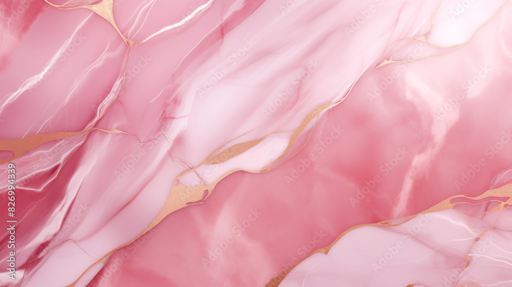 Fototapeta premium Pink marble wallpaper background