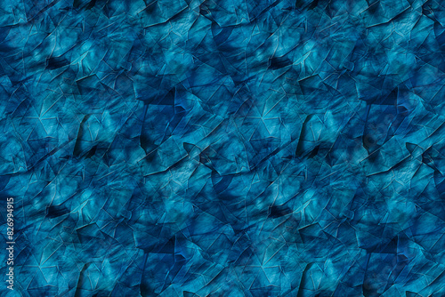 A blue and white patterned background with a blue and white foreground