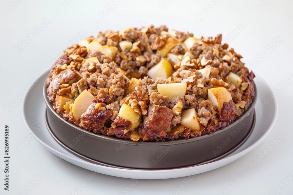Savory Apple Walnut Stuffing with Crispy Walnuts and Aromatic Herbs Savory Apple Walnut Stuffing with Crispy Walnuts and Aromatic Herbs