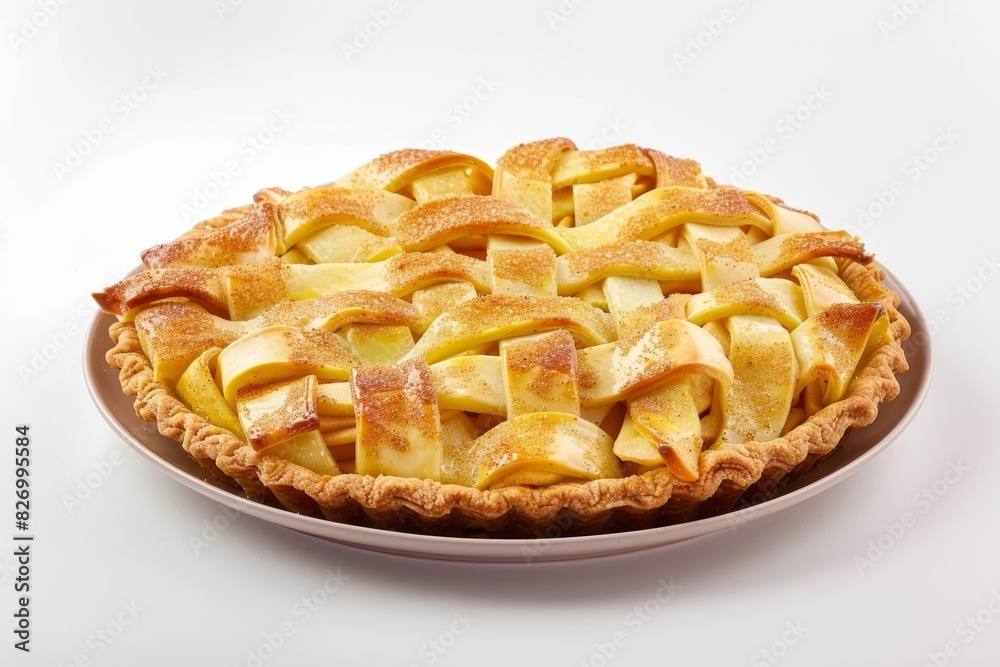 Apple Ribbon Pie: Aromas of Fall's Essence Apple Ribbon Pie: Aromas of Fall's Essence