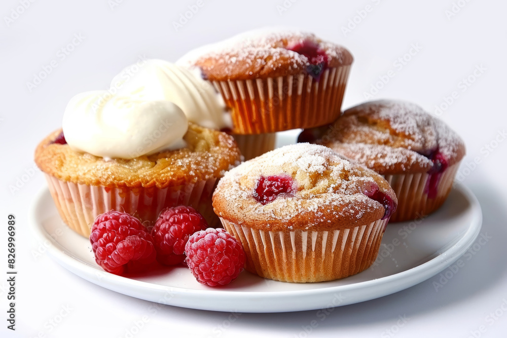Sweet and Crunchy Apple-Raspberry Muffins with Raw Sugar Sweet and Crunchy Apple-Raspberry Muffins with Raw Sugar