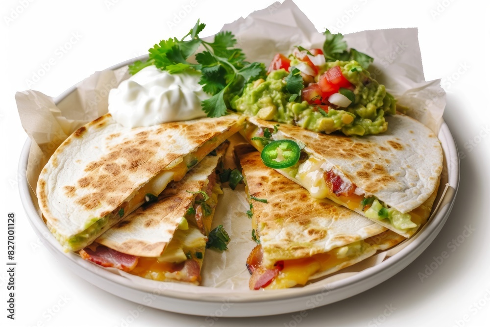 Flavorful Bacon Jack and Jalapeno Quesadillas with Garlic Flavorful Bacon Jack and Jalapeno Quesadillas with Garlic