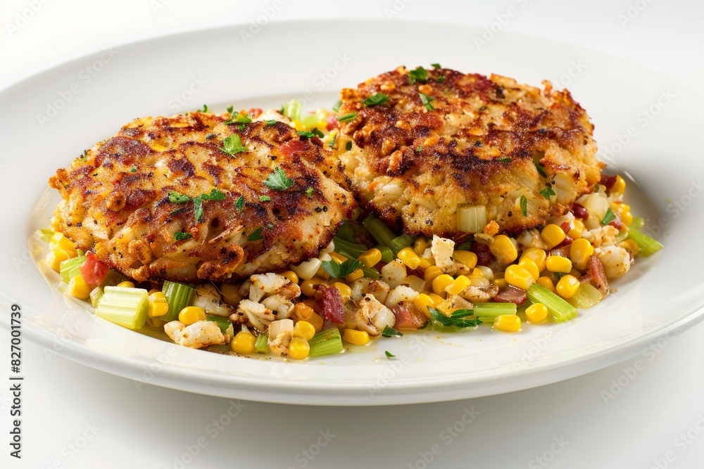 Mouthwatering Bacon Crab Cakes with Sweet Pimiento Mouthwatering Bacon Crab Cakes with Sweet Pimiento