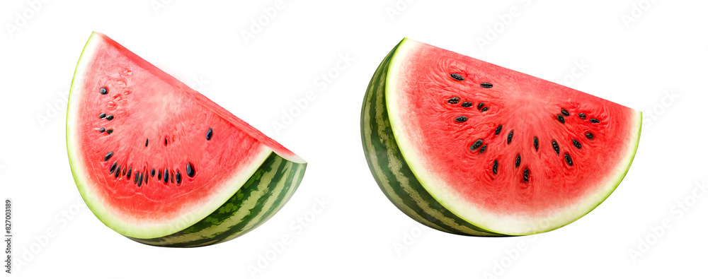 Watermelon on transparent background. Watermelon on transparent background.
