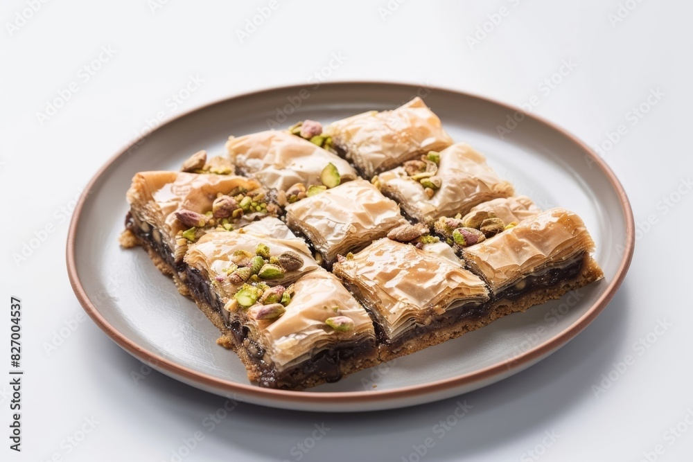 Luscious Baklava Blondies with Roasted Nuts and Honey Luscious Baklava Blondies with Roasted Nuts and Honey