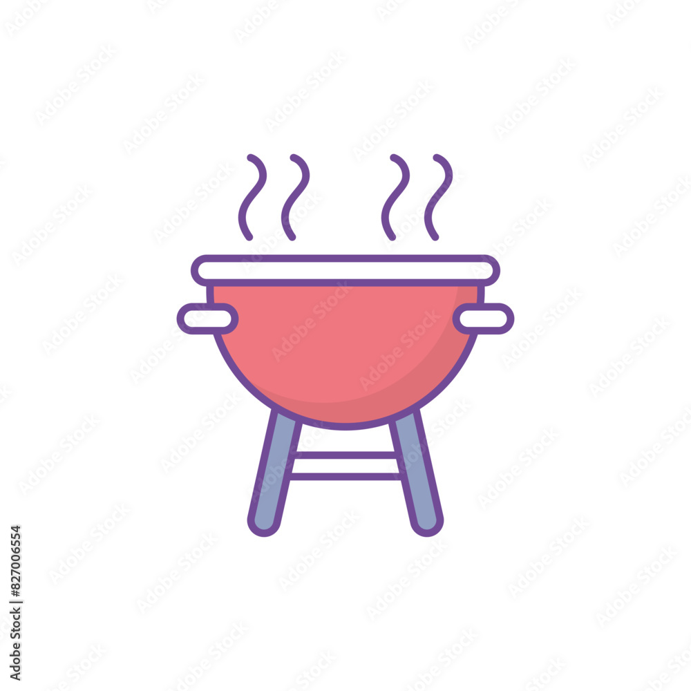 Barbecue icon design with white background stock illustration Barbecue icon design with white background stock illustration