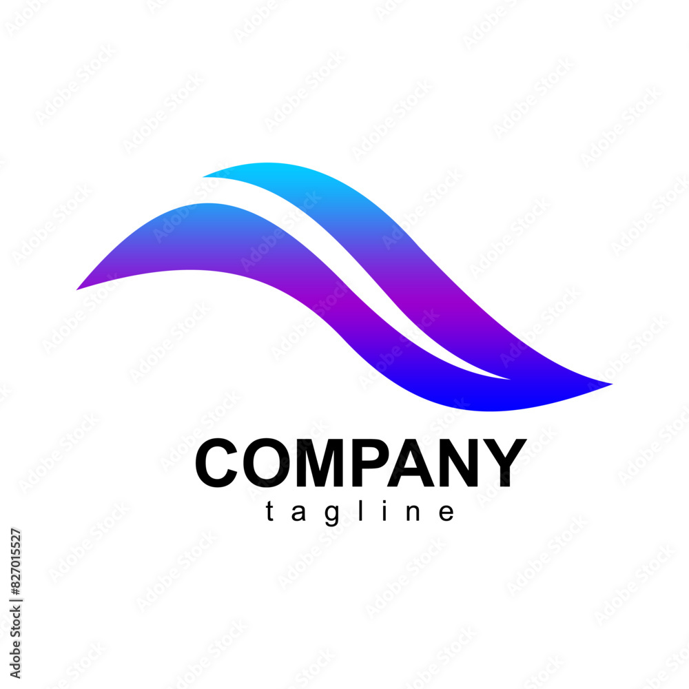 Fototapeta premium abstract logo design business company elegant