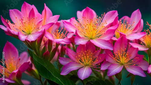 Close up of pink lotus with small insect