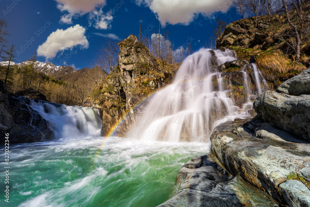 Fototapeta premium Gorgia di Mondrone