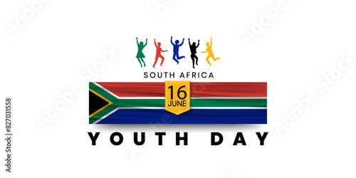 South Africa Youth Day, 16 june celebration. for banner, card, website, vector illustration.