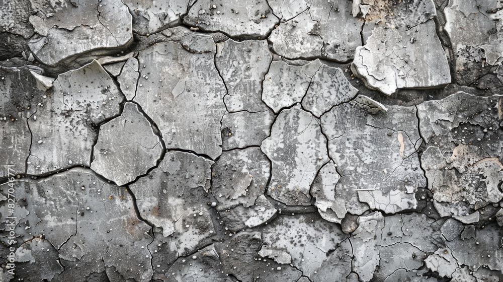 Obraz premium concrete texture background, broken, cracked, dirty, generated by AI