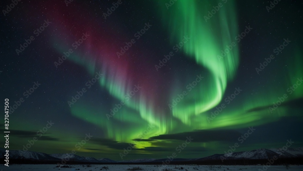 beautiful and peaceful view of the aurora beautiful and peaceful view of the aurora
