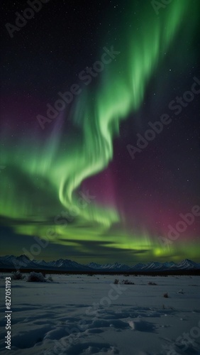 Wallpaper Mural beautiful and peaceful view of the aurora Torontodigital.ca