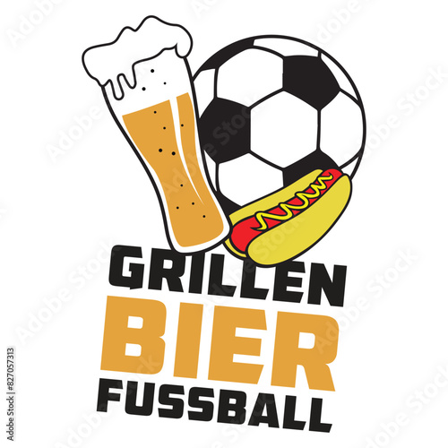 football and hotdog  logo design icon