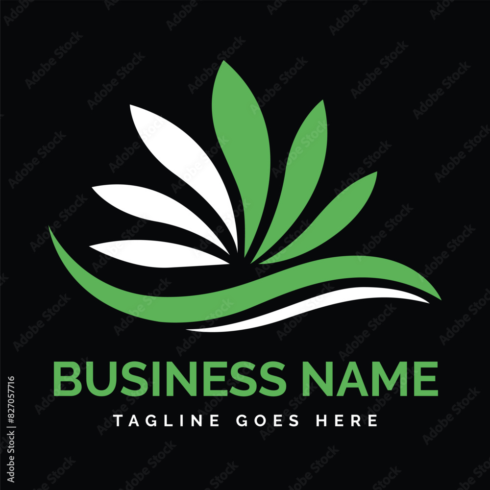 leaf flower logo design icon leaf flower logo design icon