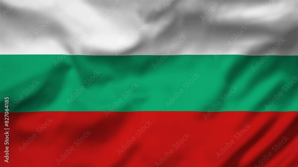Bulgaria Flag waving in the wind, National Flag background video, High Speed Full HD 4K Bulgaria Flag waving in the wind, National Flag background video, High Speed Full HD 4K