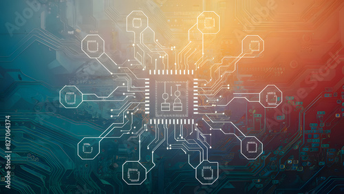 circuit board background
