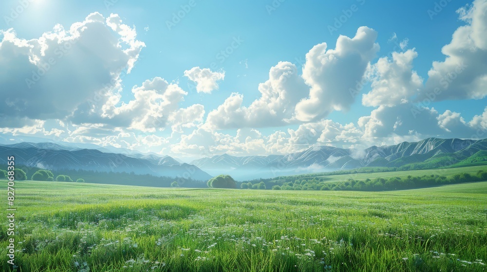 Vast Green Grassland